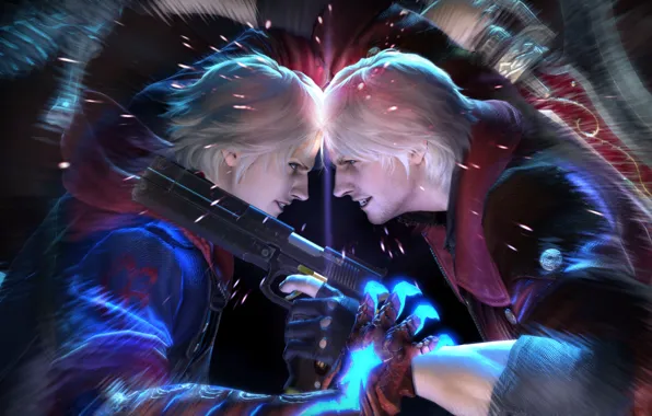 Devil May Cry 4 wallpaper - Nero and Dante : r/DevilMayCry