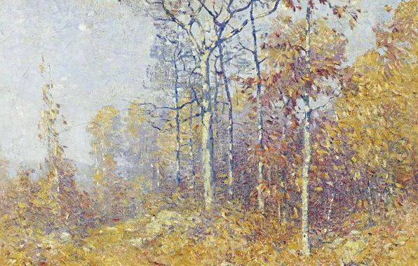 Picture picture, autumn, Guy Carleton Wiggins, The Morning Of The Indian Summer, landscape