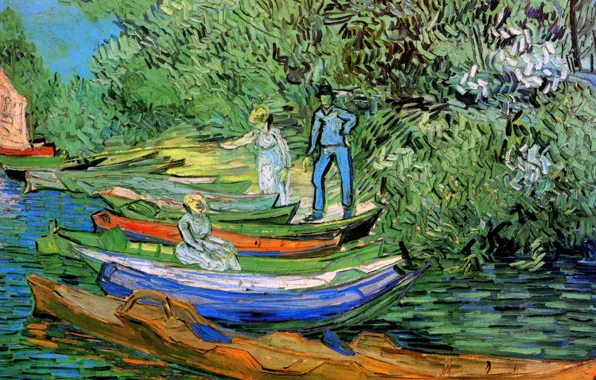 Vincent van Gogh, Auvers-sur-Oise, Bank of the Oise at Auvers