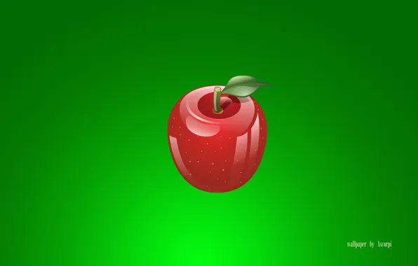 Picture red, Apple, food, green