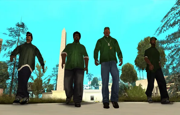 Picture Ryder, Carl Johnson, Grand Theft Auto, Sweet, Melvin Harris, San Andreas, The Big Smoke, Shawn …