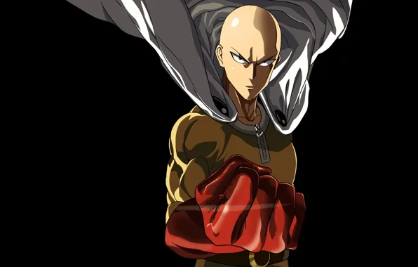 Wallpaper anime, manga, One-Punch Man, Saitama for mobile and