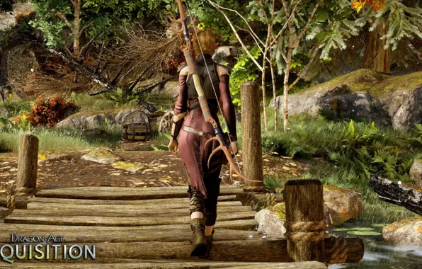 Bow, elf, dragon age, rpg, bioware, sulfur, inquisition