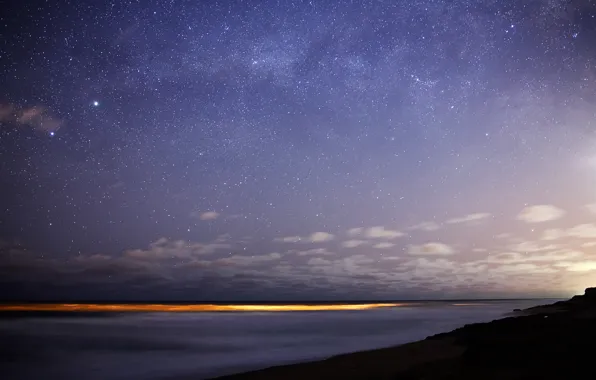 Stars, lights, The milky way, Bungula, Toliman, southern sky, Rigel