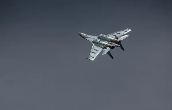 Picture flight, fighter, Su-35, jet, multipurpose, super-maneuverable
