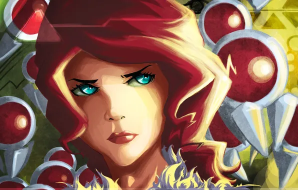 Red, sci-fi, Transistor, Supergiant Games