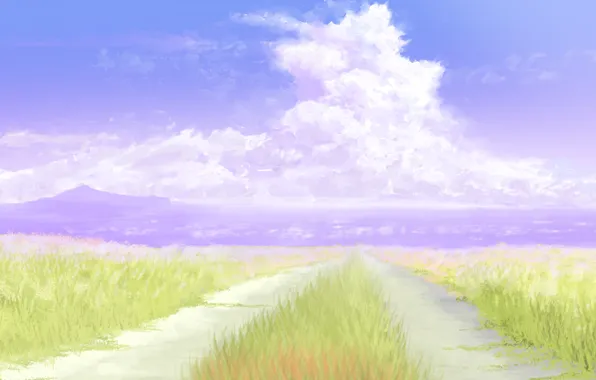 Wallpaper summer, road, the sky, mountains