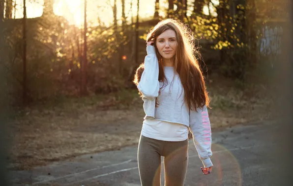 Picture summer, look, girl, hair, legs, Natalia