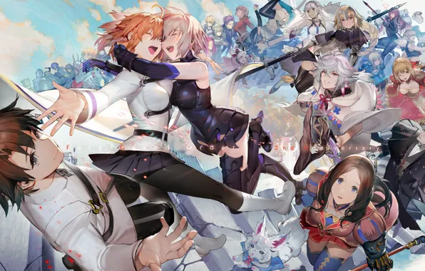 Picture fate, anime, art, girl