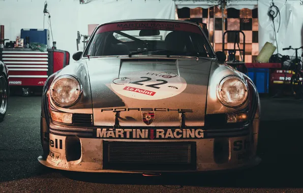 Picture garage, Porsche, the front, 911 RSR