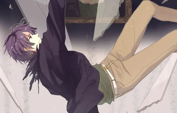 Anime, art, girl, guy, two, Ib, IB