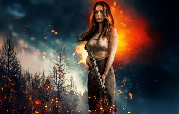 Forest, look, weapons, figure, 2025, Emily Alatalo, HUNTING GROUNDS, Emily Alatalo