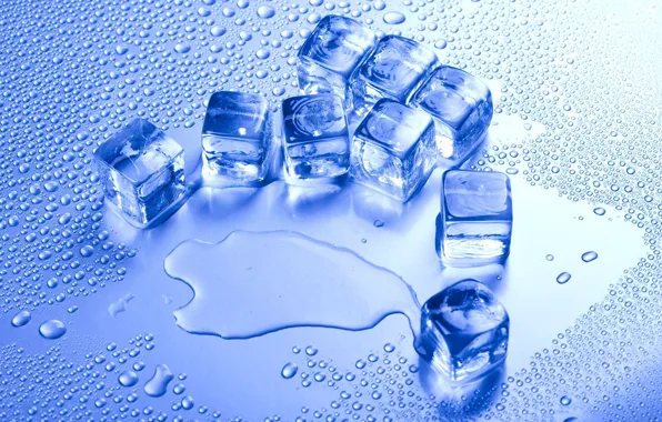 Cold, ice, water, drops, background, Wallpaper, wallpaper, ice