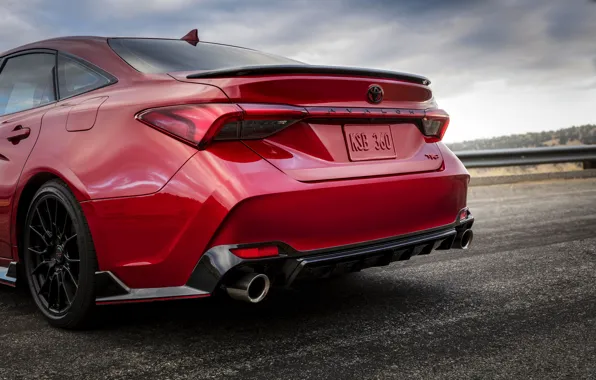 Red, Toyota, sedan, Avalon, TRD, feed, 2020