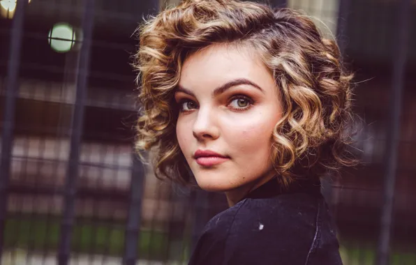 Look, background, model, portrait, actress, hairstyle, photographer, brown hair