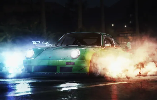 Auto, 911, Porsche, Smoke, Machine, Porsche 911, Rendering, Concept Art