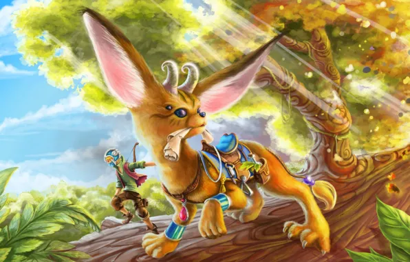 Fantasy, art, Illustrator, mount, Anastas Ermolina, Legend of the Beast