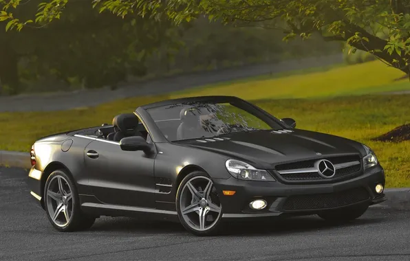 Picture machine, cars, Mercedes, Night Edition, car Wallpaper, Mercedes, Benz SL550