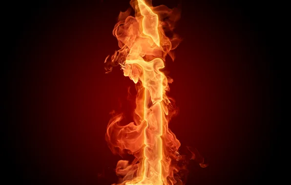 Fire, flame, Wallpaper, letter, Litera