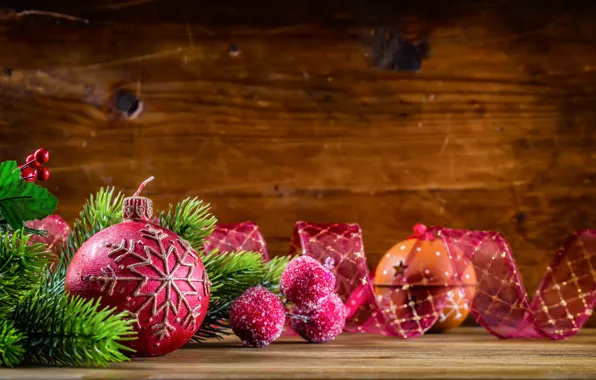 New year, candles, Christmas, wooden background