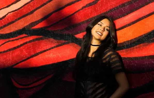 Picture girl, face, smile, background, beauty