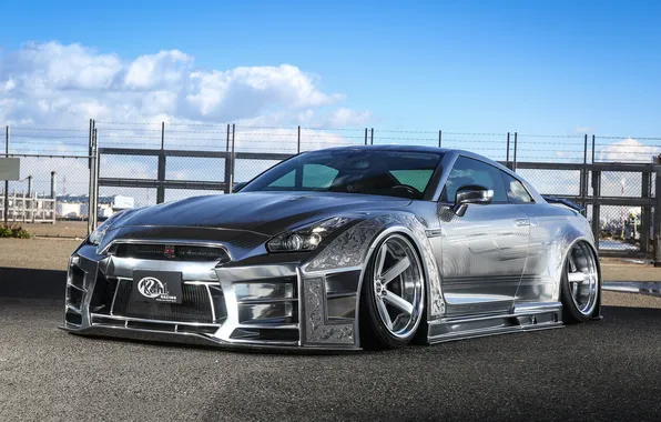 Nissan, sports car, exterior, GTR, Nissan GTR, sports car, 2015, Kuhl Racing Project