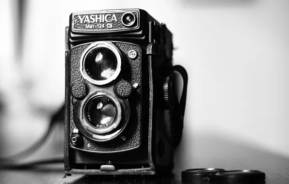 Picture macro, camera, Yashica MAT 124G