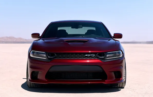 Dodge, front view, Charger, Hellcat, SRT, 2019