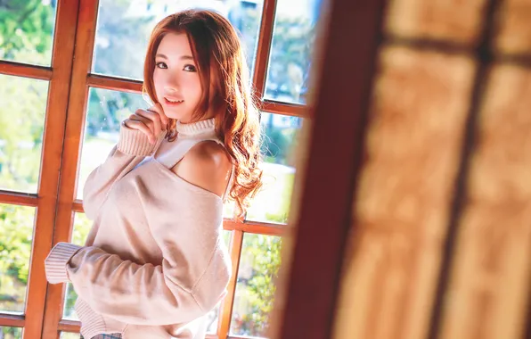 Wallpaper, girl, sexy, woman, model, china, asian, cute