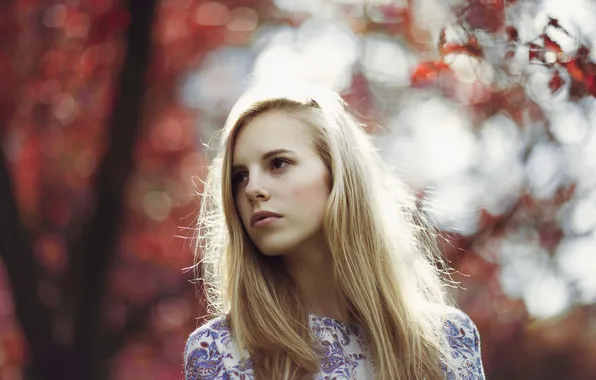 Look, girl, portrait