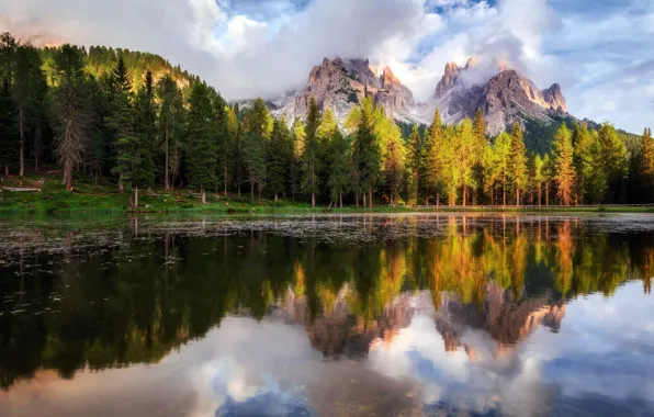 Wallpaper summer, lake, mountains