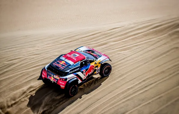 Sand, Auto, Sport, Machine, Speed, Race, Top, Peugeot