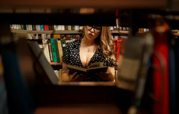 Picture chest, books, Girl, Anton Papaluca