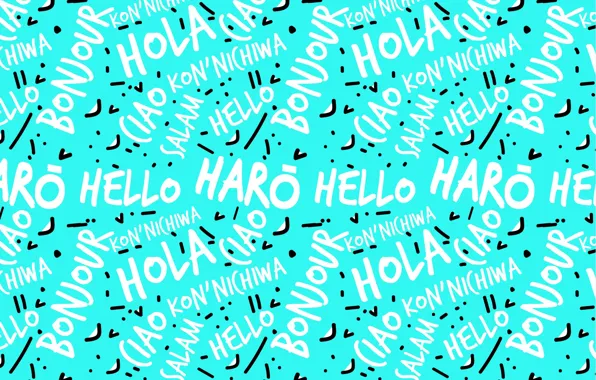 Labels, background, texture, pattern, words, Hello, Background