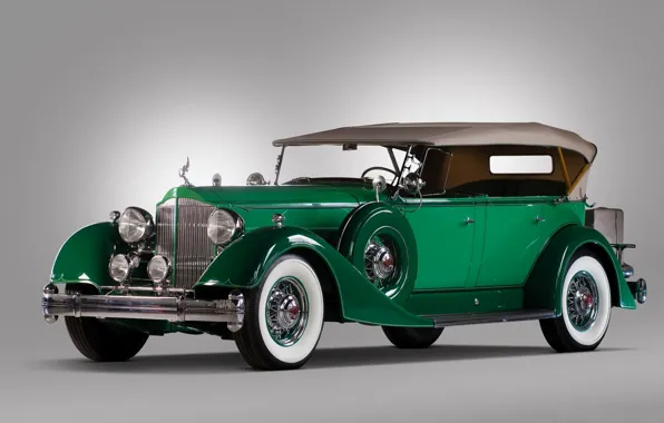 Picture retro, Twelve, Packard, 1934, Phaeton