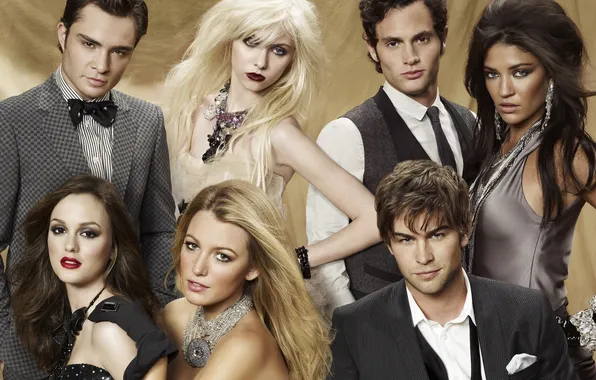 Picture Penn Badgly, Ed Westwick, Gossip girl, Taylor Momsen, Leighton Meester, Chace Crawford, Gossip Girl, Jessica …