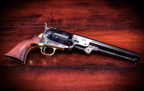 Weapons, background, trunk, revolver, 1851