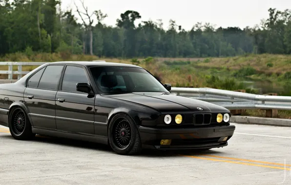 Picture BMW, E34, BBS