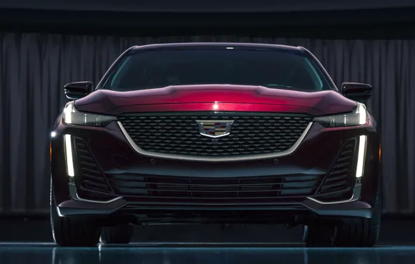 Cadillac, front view, 2020, Premium Luxury, CT5