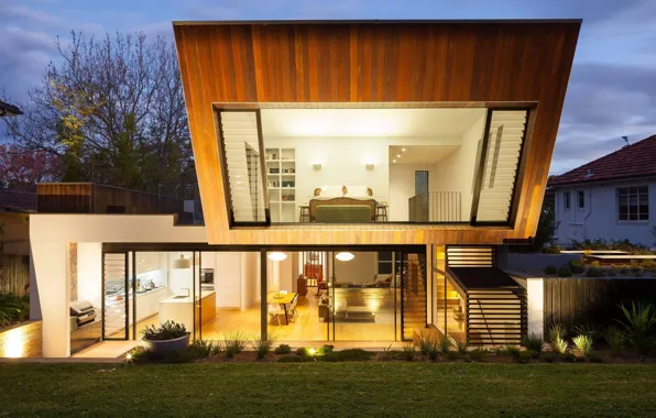 Design, space, style, Villa, interior, the evening, lighting, architecture