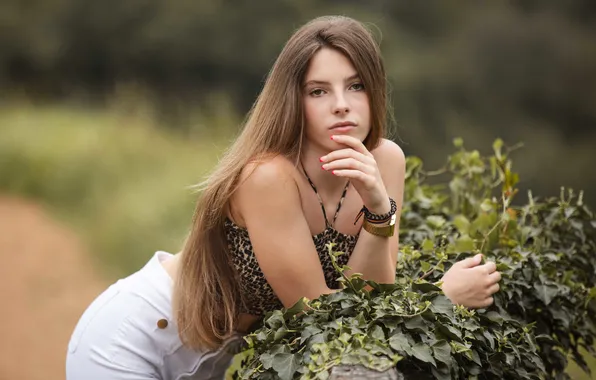 Look, girl, pose, hair