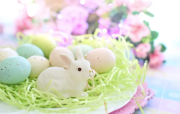 Holiday, eggs, Easter, Bunny