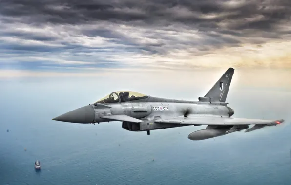 Picture aircraft, flying, Typhoon