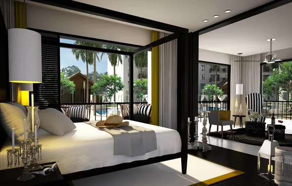 Design, style, room, interior, the hotel, Phuket