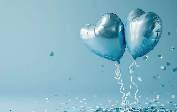 Love, holiday, heart, heart, blue, hearts, air, heart