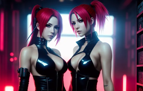 Girl, fantasy, art, digital art, bloodrayne, Stable Diffusion, neuronet, Ai art
