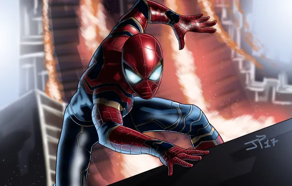 Fiction, art, costume, superhero, comic, Spider-man, MARVEL, Spider-Man