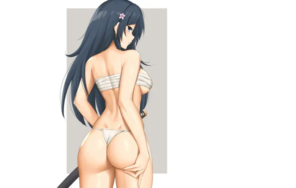 Girl, sexy, ass, Anime, butt, underwear, cheeks