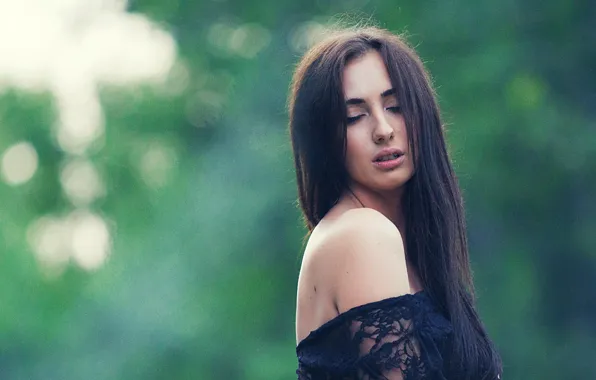 Girl, tenderness, focus, photographer, face, Martin Brest