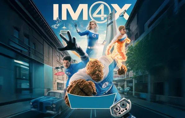 Poster, characters, comic, Fantastic four, MARVEL, Fantastic Four, Pedro Pascal, Pedro Pascal